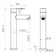 Смеситель для раковины Fmark FS8211-2, сатин