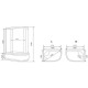 Душевая кабина Timo Eco TE-0720PR, 120x80x218