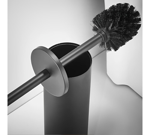 Ершик для унитаза подвесной Maretti Умбрия Блэк UMB56P25, черный