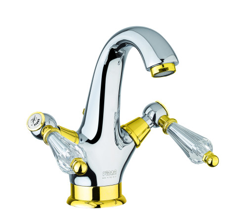 Смеситель для раковины Fiore GIOIELLI (SWAROVSKI®) 08CO0623, хром/золото