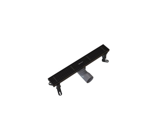 Душевой трап линейный Knotlor SDRW0400LBL, матовый черный