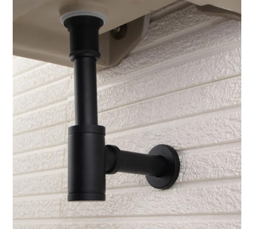 Донный клапан для раковины с переливом Maretti AC19P11560, черный