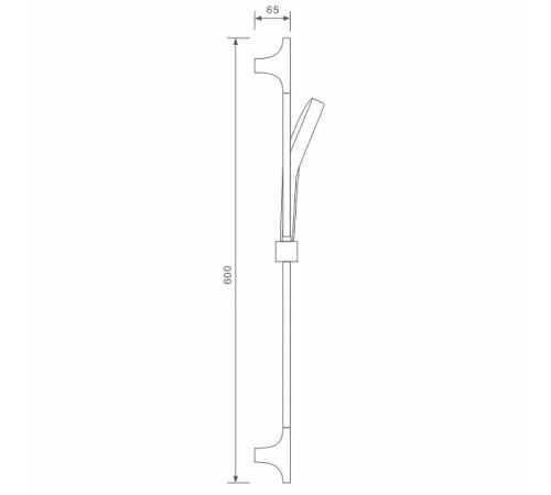 Душевой гарнитур Splenka S470.02.06, черный