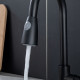 Смеситель для кухни с выдвижным изливом и режимом душ FRAP F60991-6, черный