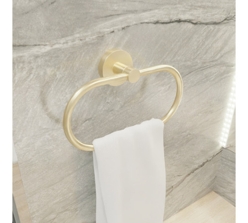 Полотенцедержатель FIXSEN COMFORT    GOLD FX-87011, золото матовое