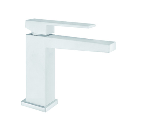 Смеситель для раковины Fiore KUBE 100BB8516, белый