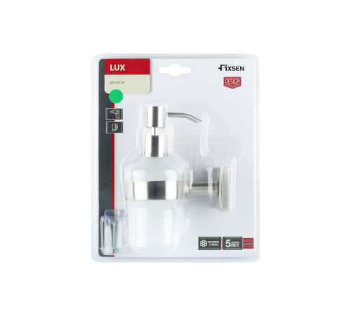 Дозатор жидкого мыла FIXSEN LUX SATIN FX-16012, сатин