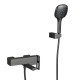Смеситель для ванны GAPPO G3217-9, оружейная сталь