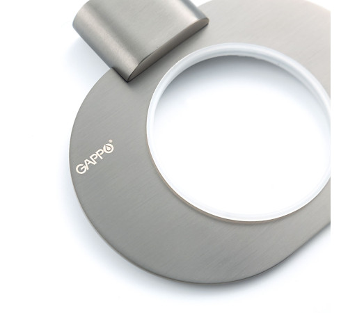 Стакан для ванной GAPPO G30906-9, оружейная сталь