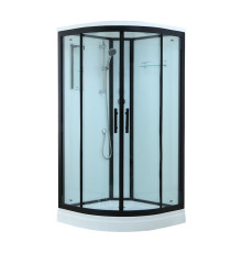 Душевая кабина Timo Standart Black T-6609B, 90x90x220