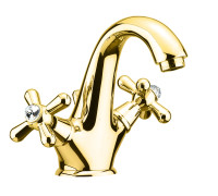 Смеситель для раковины Fiore MARGOT SKY (SWAROVSKI®) 01OO0623, золото