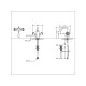 Смеситель для раковины Bravat Swan F14287C-ENG, хром