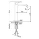 Смеситель для раковины высокий Frap F1075-219, графит