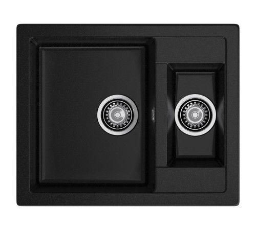 Кухонная мойка GranFest QUADRO 610K, черный