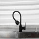Смеситель для кухни с гибким изливом и режимом душ FRUD R44152, черный