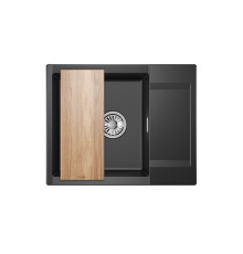Кухонная мойка Granula 6202, ШВАРЦ