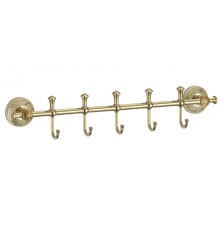 Планка с крючками Savol S-005875B, золото
