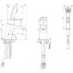 Смеситель для раковины с гигиеническим душем Bravat Line F15299C-2, хром