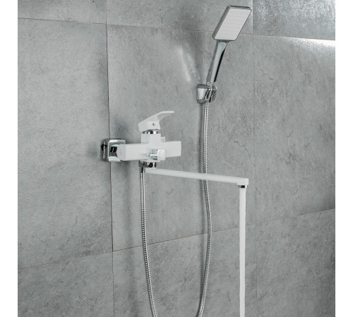 Смеситель для ванны FRUD R22153, белый