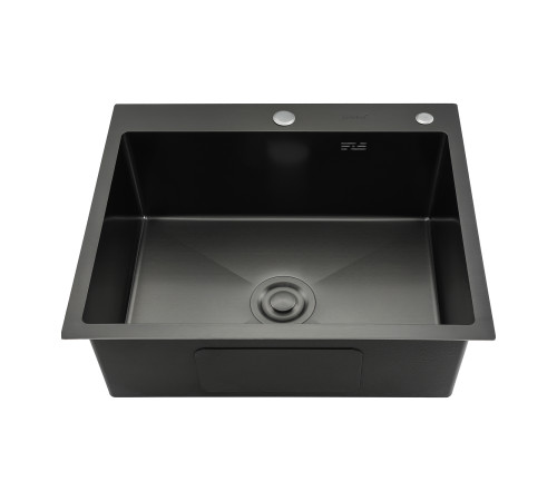 Кухонная мойка с коландером GAPPO GS6050-6, оружейная сталь
