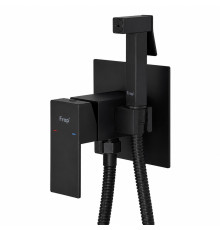 Гигиенический душ со смесителем FRAP F72802-6, черный