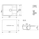 Кухонная мойка Ulgran Quartz Prima 650-08, космос