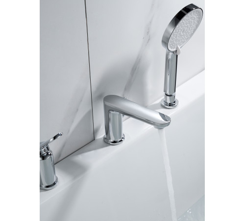Смеситель на борт ванны Shevanik S4312, хром