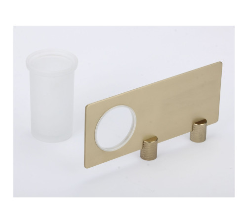 Стакан для ванной комнаты Savol S-002158C, матовое золото