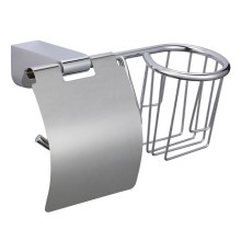 Держатель для туалетной бумаги и освежителя Savol S-L07351, хром
