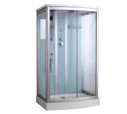 Душевая кабина Timo Standart Silver Fabric T-6615SF, 120x90x220