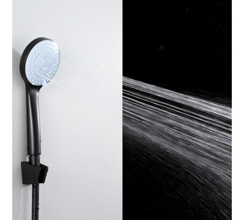 Смеситель для душа FRUD R20158-6, черный