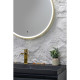 Зеркало Silver Mirrors Делуна/Deluna D700 TX (алюм. профиль, цвет золото бесконтактный сенсор)