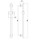 Душевая штанга Fmark FS90466H, черный
