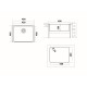 Кухонная мойка UKINOX Лофт LOB450.400 -GT10P, 40*45