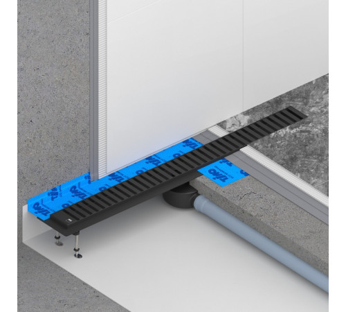 Душевой лоток TIMO Drain System DS230107/03, черный