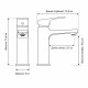 Смеситель для раковины Frap F10503, хром