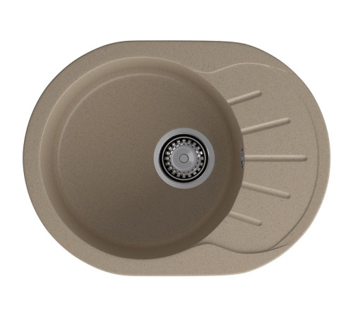 Кухонная мойка GranFest RONDO 580L, песок