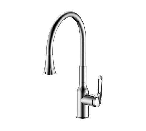 Смеситель для кухни с гибким изливом и режимом душ Haiba HB42830, хром