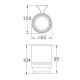 Стакан для ванной комнаты Haiba HB8506, хром