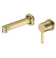 Смеситель для раковины настенный ESKO Sochi Gold SC28G, золотой сатин