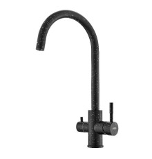 Смеситель для кухни с подключением фильтра Esko Kitchen GR 04 B/K04B, черный