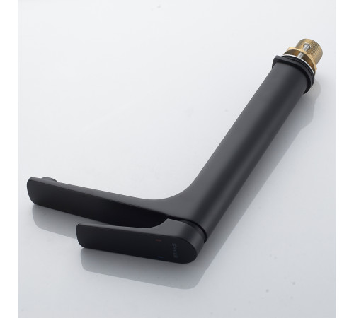 Смеситель для раковины высокий Shevanik S4211H, черный