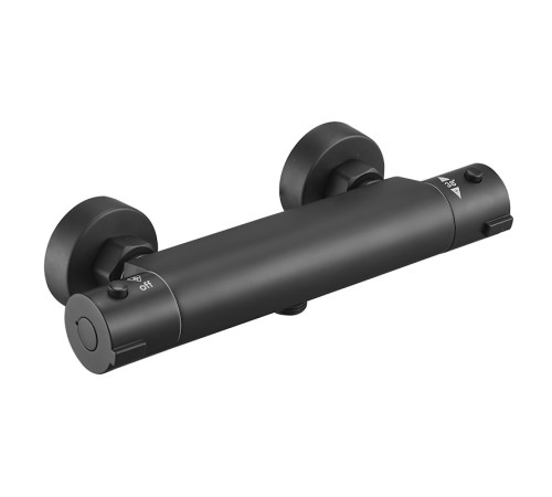 Смеситель для душа с термостатом Voda T3080 Black, черный