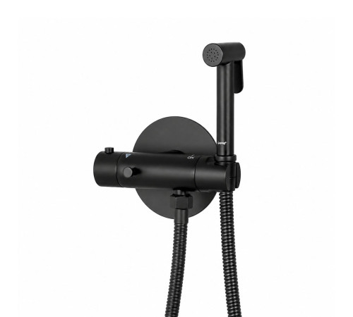 Гигиенический душ с термостатом GAPPO G7290-6, черный