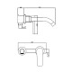 Смеситель для раковины ESKO SM28 CR/SM28-2