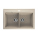 Кухонная мойка Ulgran Quartz Ruma 780-03, десерт