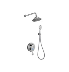 Душевая система встраиваемая Bronze de Luxe YASMINA NT800/B02-2, хром