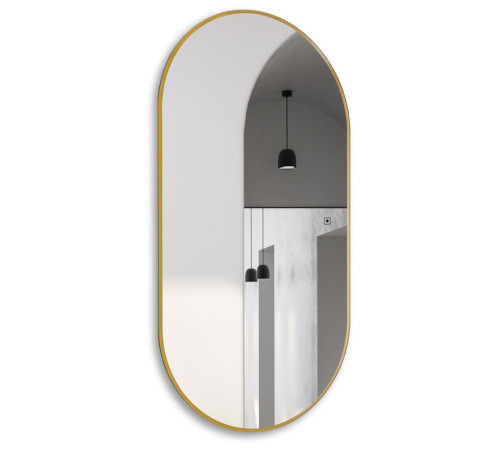 Зеркало Silver Mirrors Вива - Золото/Viva - GOLD 550х1050 2.1 (бесконтактный сенсор, подогрев, гор/верт)
