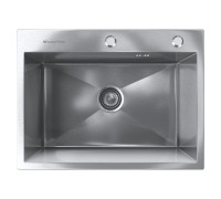 Кухонная мойка Ulgran Steel 600x450, брашированная сталь
