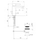 Смеситель для биде Webert DoReMi DR840102015, хром